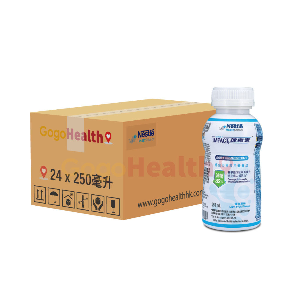 ORAL IMPACT™ Reduced Sugar RTD Nutritional Supplement for Cancer Treatment (250ml x 24)