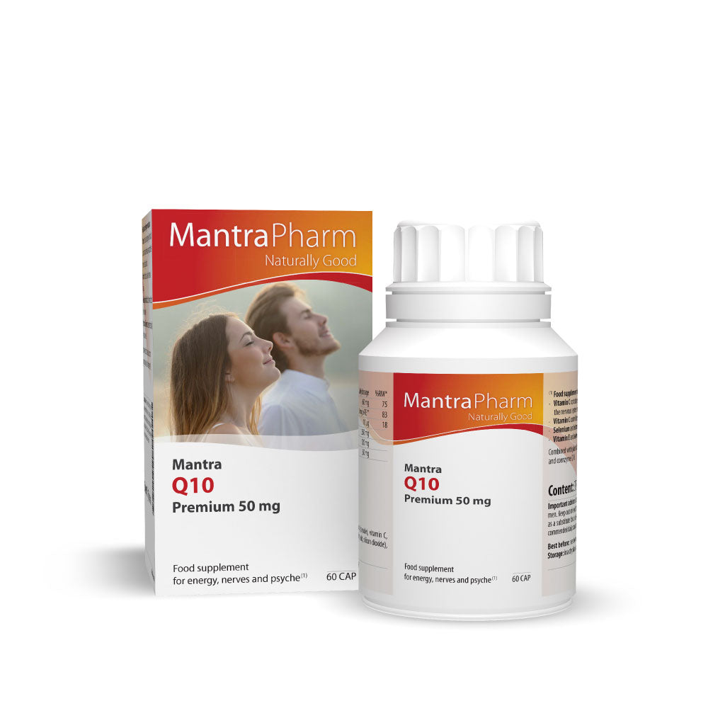 Ginseng Q10 Vitality Formula Mantra Q10 Premium 50mg (60 capsules)