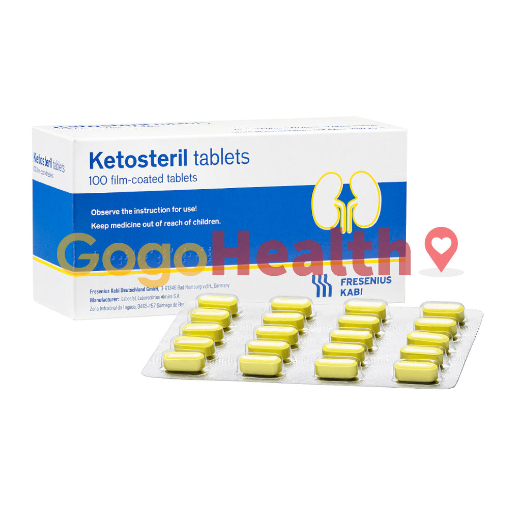 Ketosteril® Tablets Renal 配合低蛋白飲食 降低腎臟負擔或有效幫助延緩洗腎
