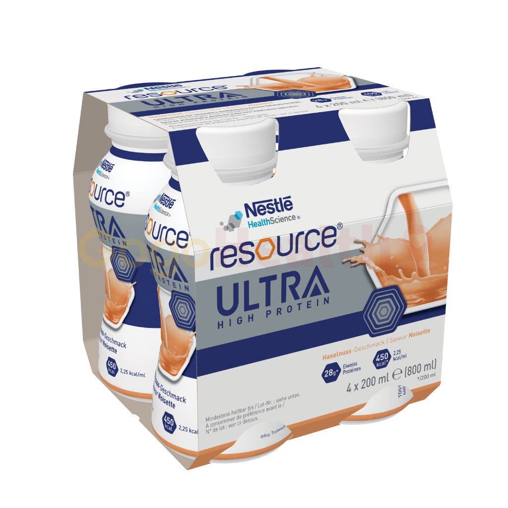 Resource ultra high protein nutritional supplement hazelnut flavor