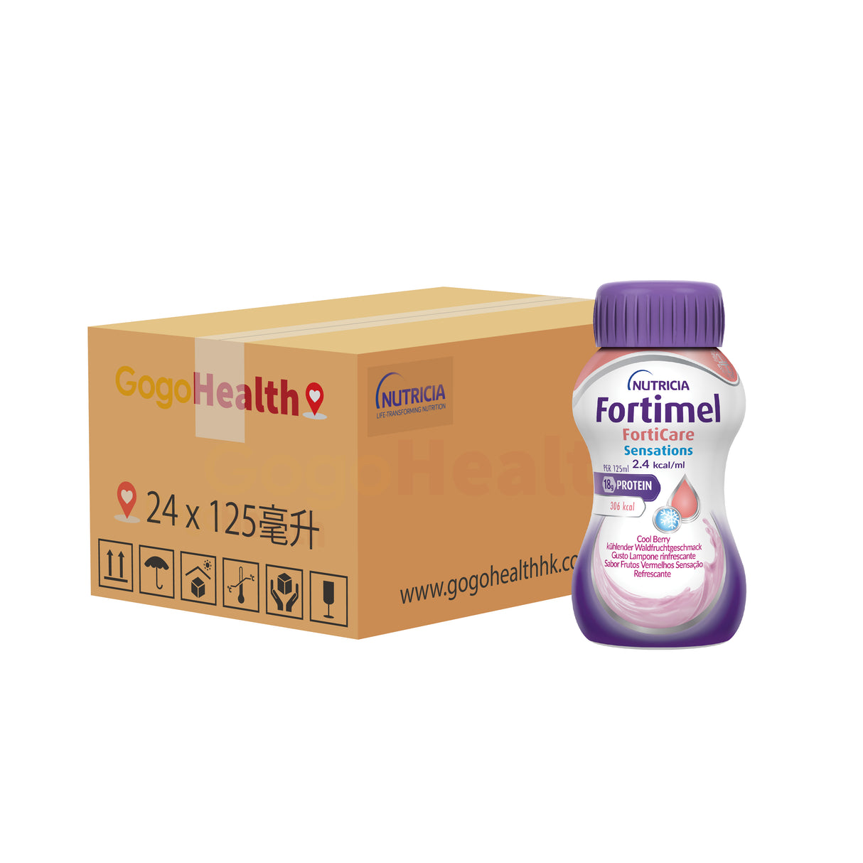 能全素®奧米加3 FortiCare® Sensations 癌症營養品 (125毫升 x 24支)