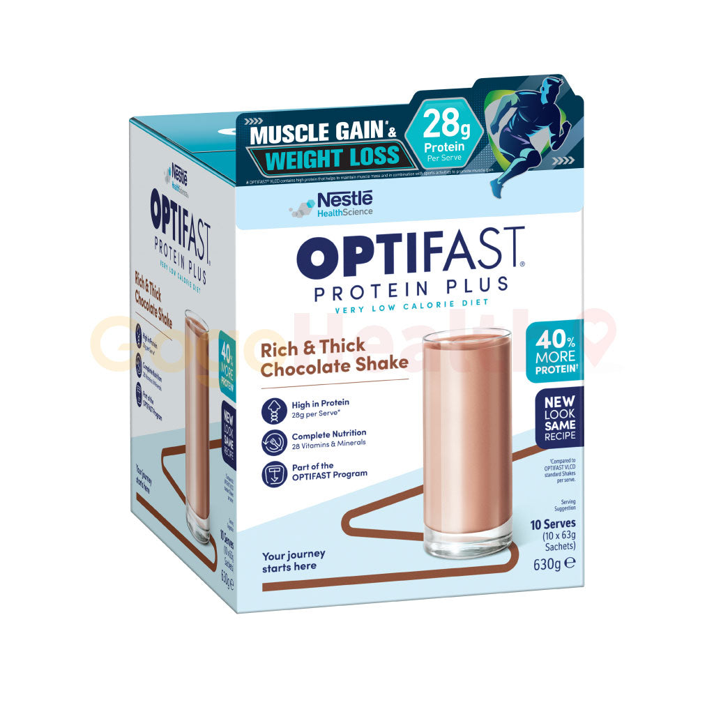 OPTIFAST® Protein Plus High Protein Slimming Meal Replacement (63g x 10 packs)