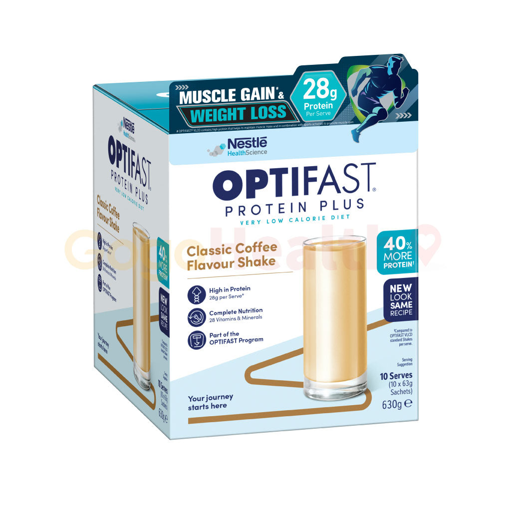 OPTIFAST® Protein Plus High Protein Slimming Meal Replacement (63g x 10 packs)