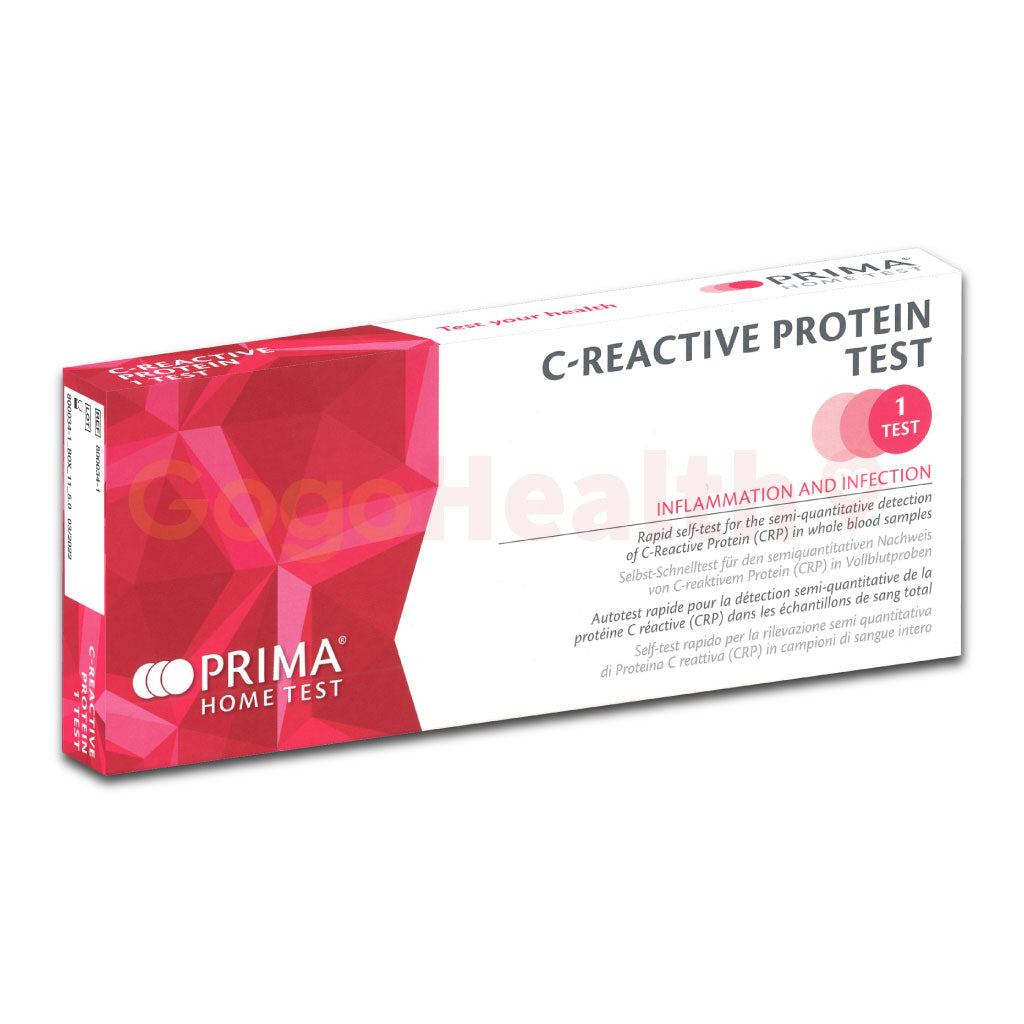 PRIMA C-Reactive Protein Test (1 Test) Monitors Inflammatory Response