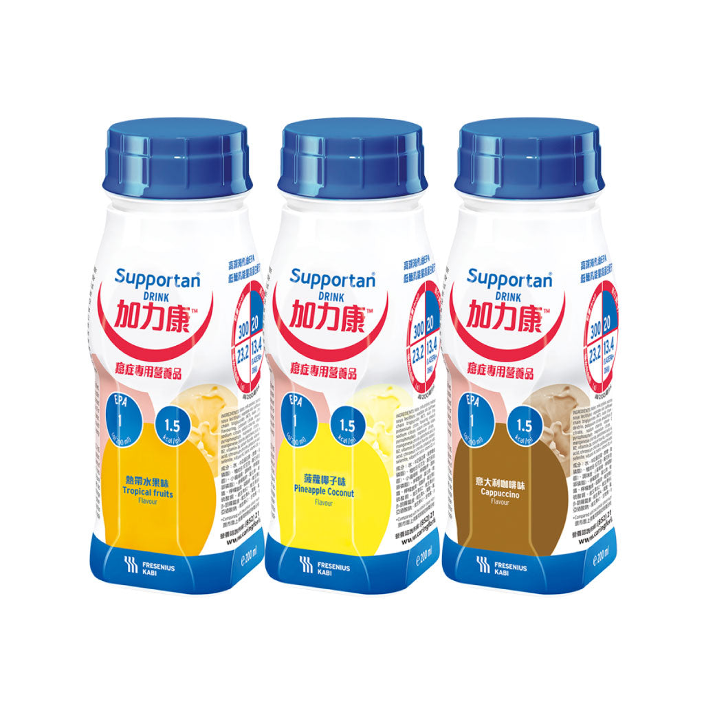 Supportan® DRINK cancer supplement (200ml x 4 bottles) - Random flavor
