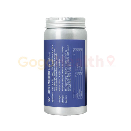 硫辛酸 ALA Alpha Lipoic Acid 健肝排毒配方 素食膠囊 (60粒)