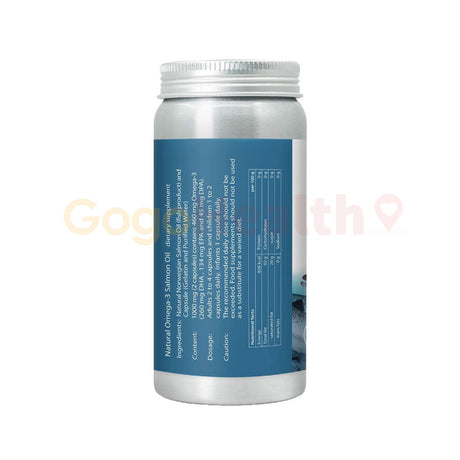 天然奧米加-3 三文魚油丸 Natural Omega-3 Salmon Oil (100粒)