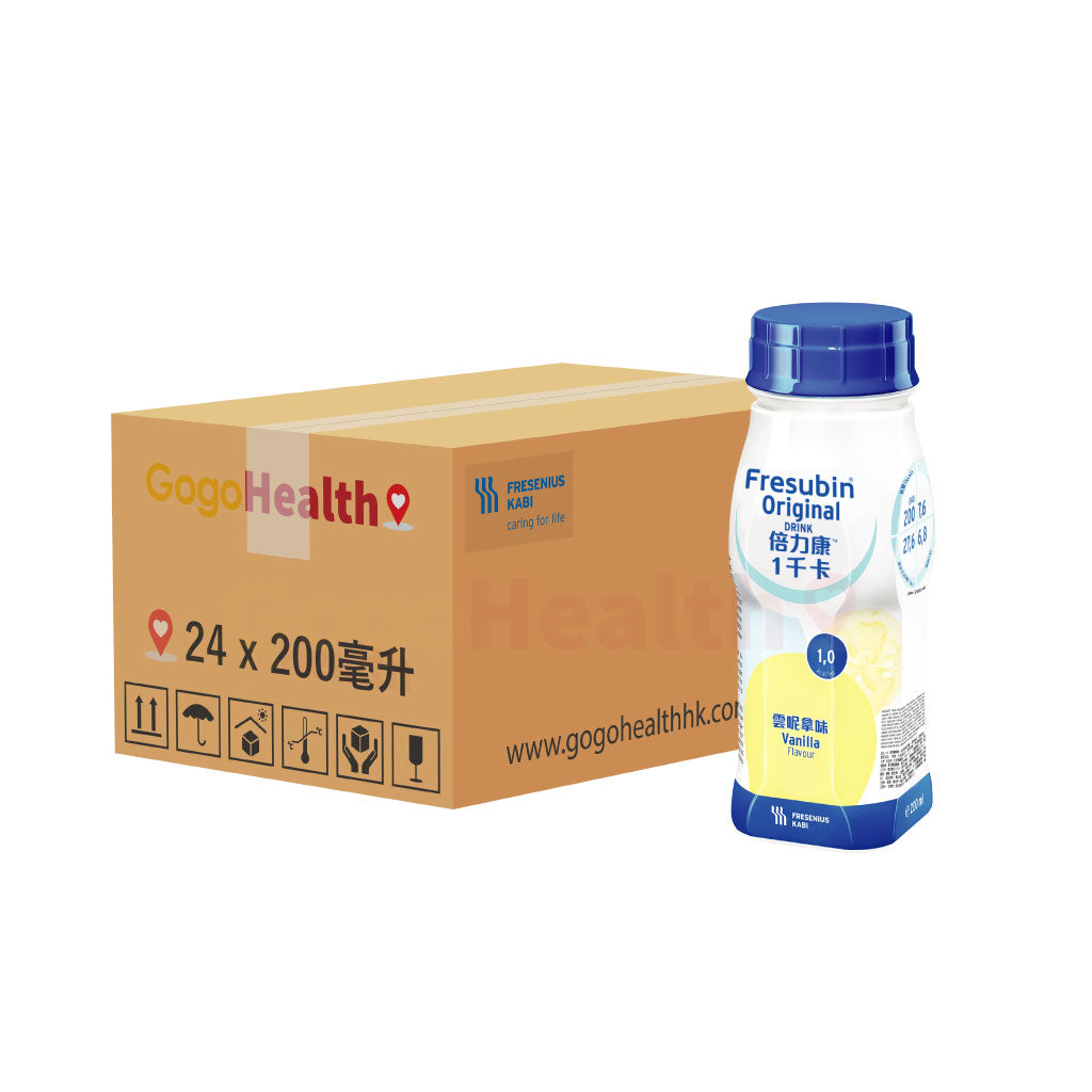 倍力康™ 1千卡 Fresubin® Original DRINK 1 kcal 營養品 (200毫升 x 24支)